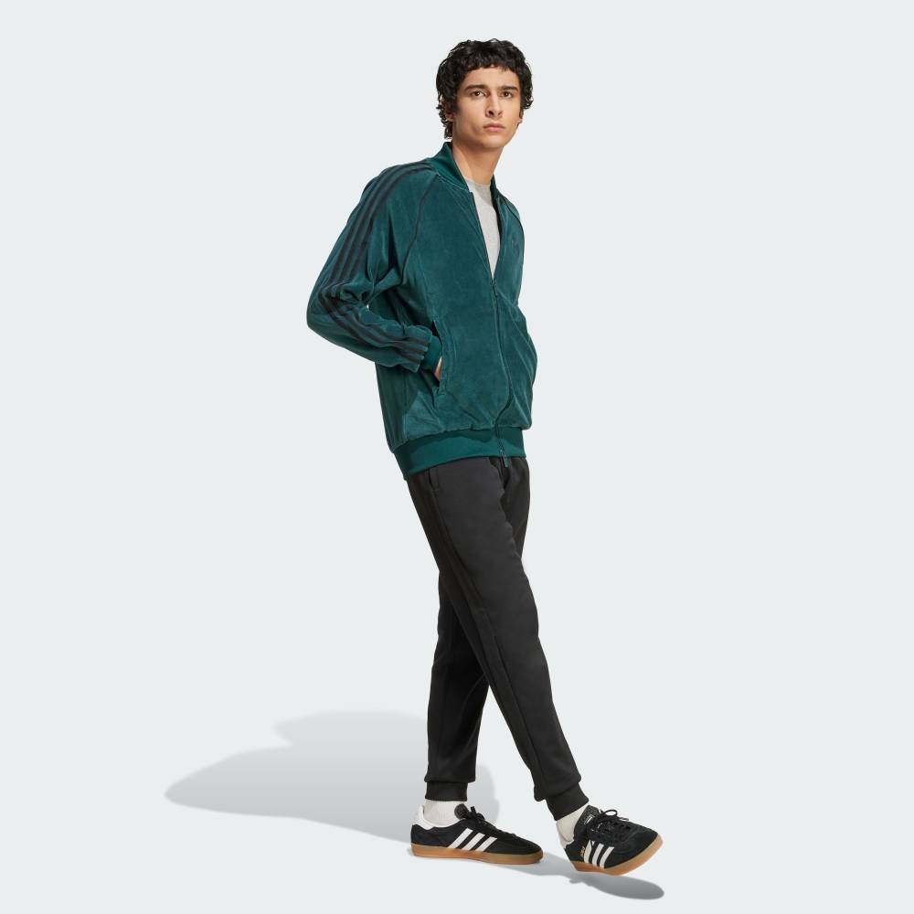 Спортивная футболка SST Adicolor Velour Adidas, green — фото 3