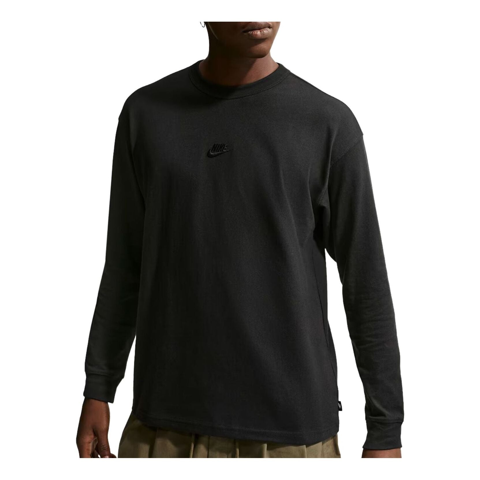 

Футболка с длинными рукавами Nike Sportswear Premium Essentials, черная