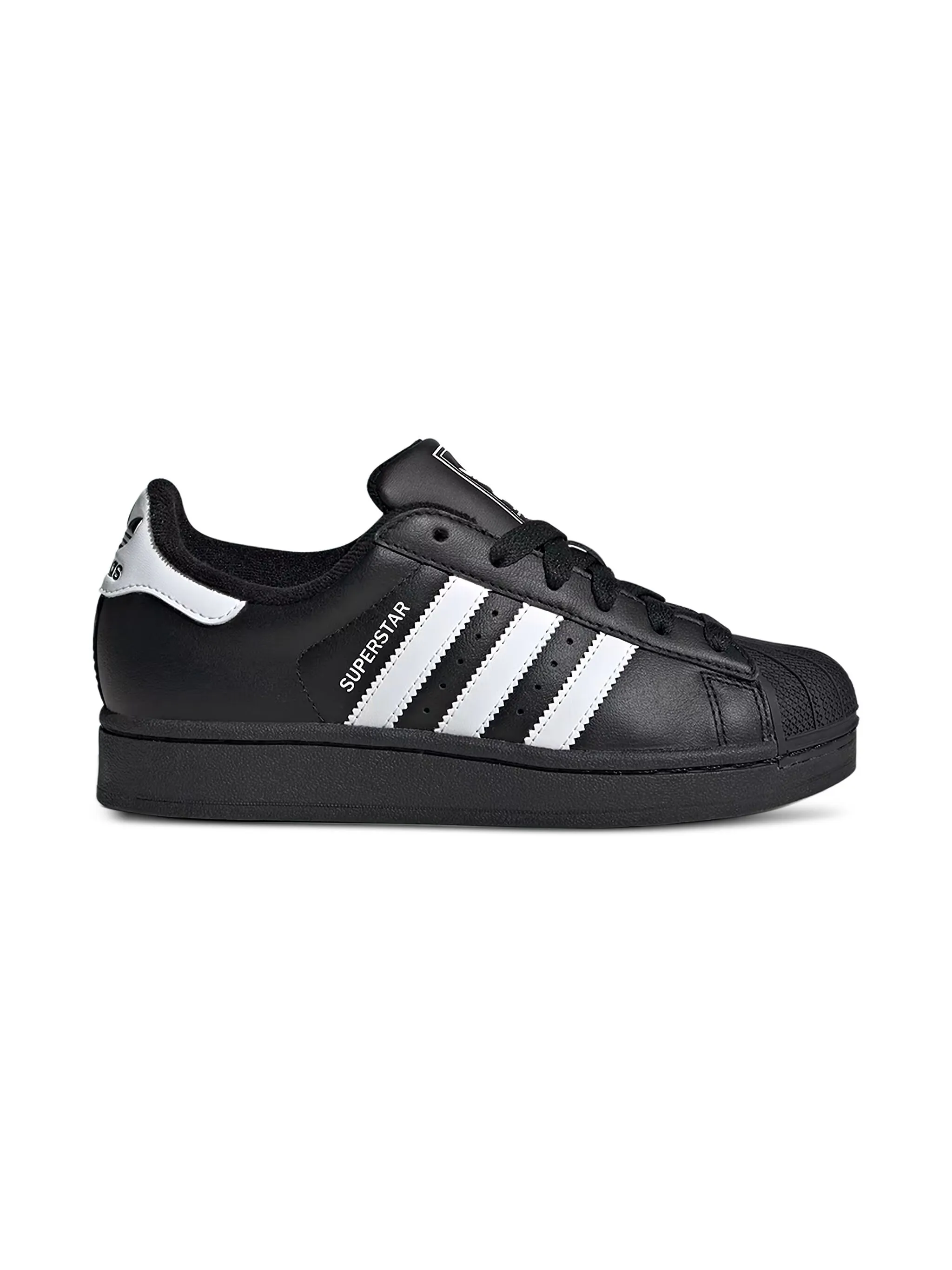Кроссовки Superstar II Black/White Adidas Kids, черный — фото 2