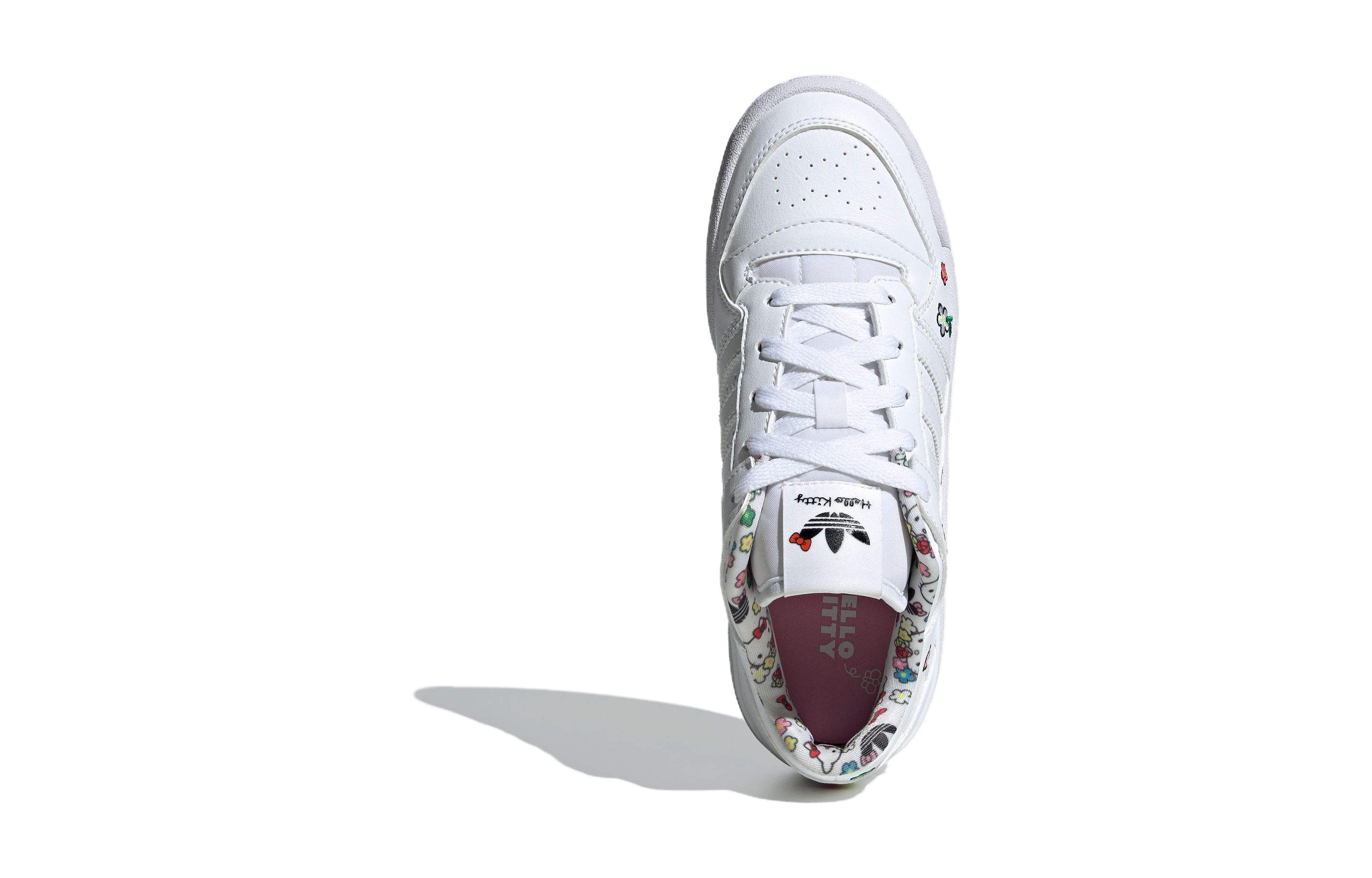 Кеды Adidas Hello Kitty X Forum Low J 'Floral' Adidas Originals, белый — фото 4