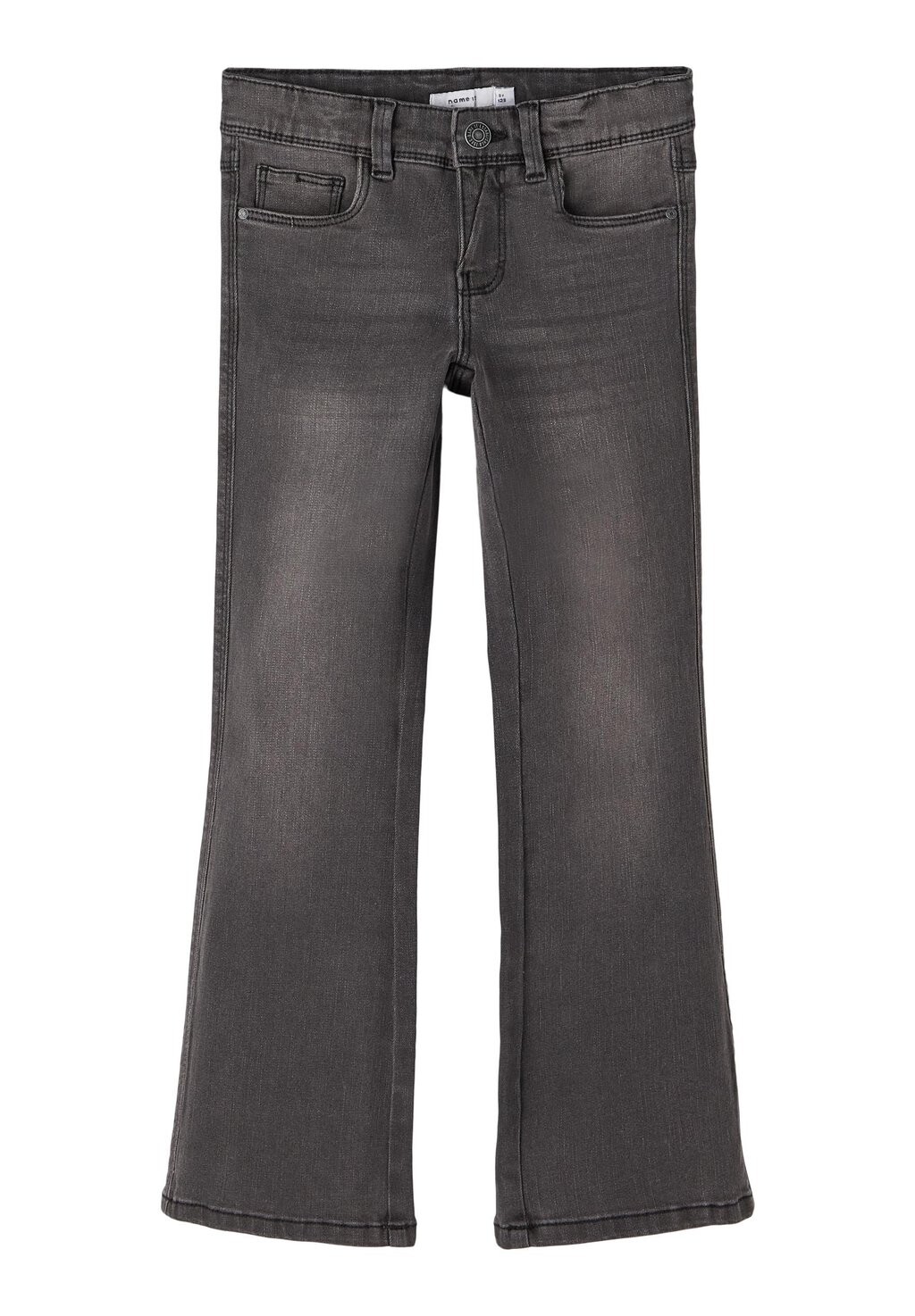 Джинсы Straight Leg NKFPOLLY Name it, цвет dark grey denim — фото 3
