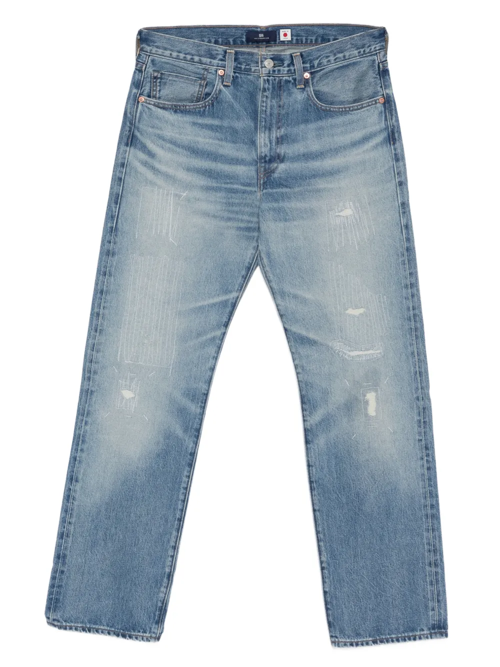 

Джинсы с потертостями и шлевками для ремня Levi'S, синий