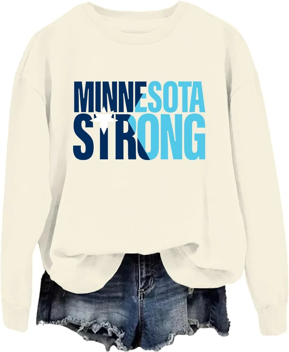

Толстовка Minnesota Strong с принтом I Stand with Minnesota Phncal