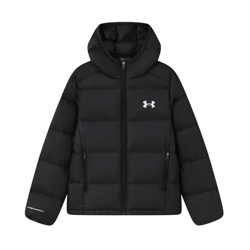 

Детская пуховая куртка с капюшоном, средней жесткости Under Armour, черный