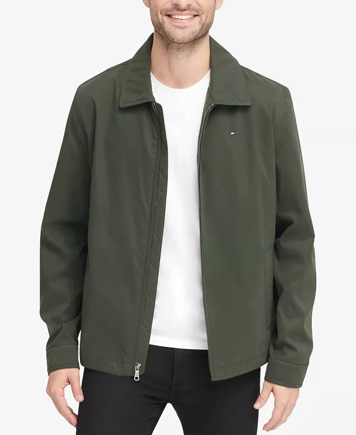 

Мужская легкая куртка на молнии Tommy Hilfiger, зеленый