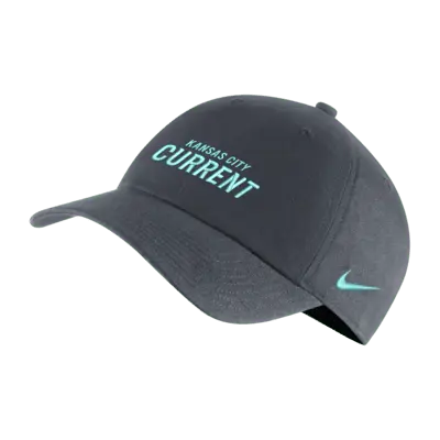 

Бейсболка Nike Kansas City Current Heritage86 NWSL Soccer Cap, цвет Flint Grey
