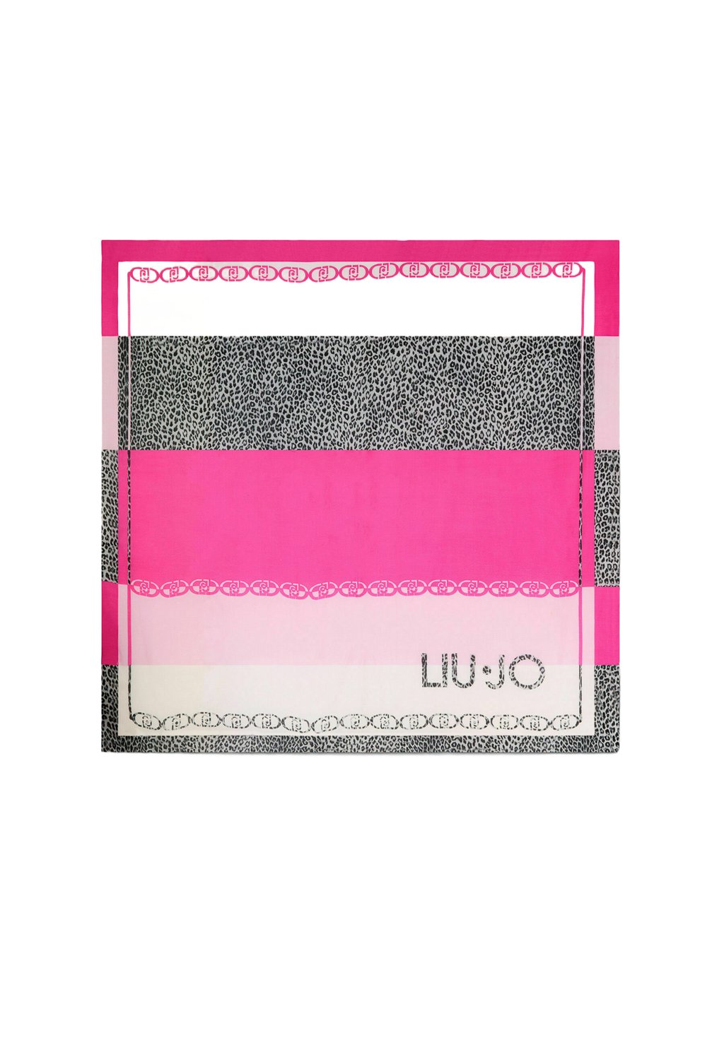 

Шарф MACULA BLOCK LIU JO, розовый