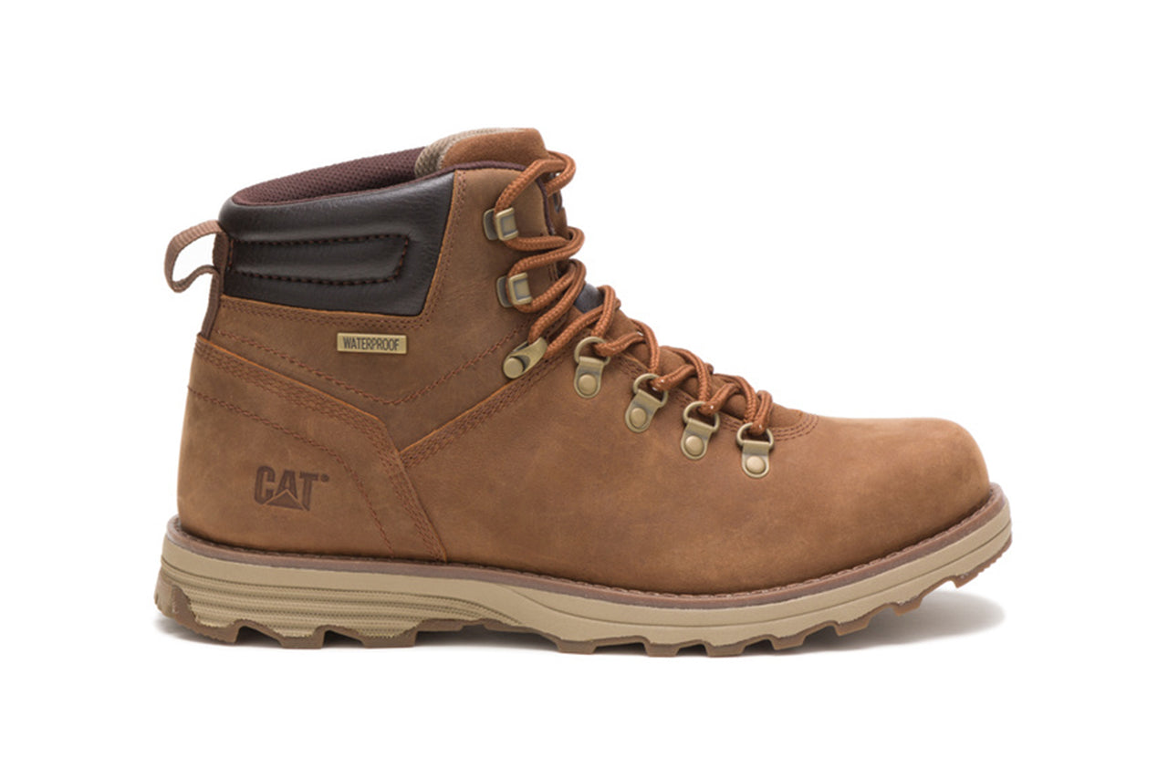 

Ботинки рабочие CAT Sire Waterproof из коричневой сахарной кожи мужские Caterpillar ( CAT Footwear )