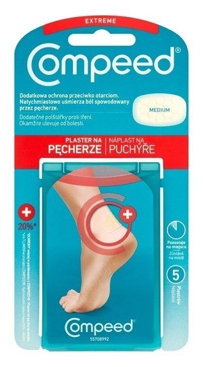 

Пластыри от мозолей Compeed Extreme dla aktywnych, 5 шт