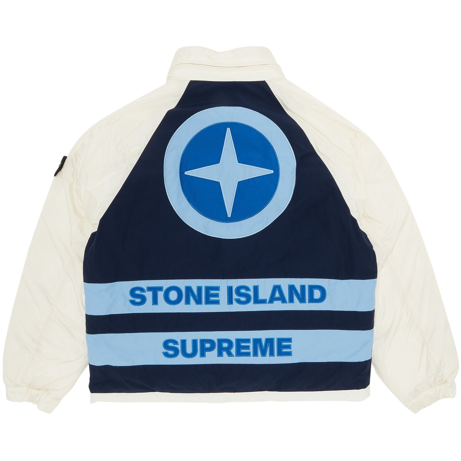 Двусторонний пуховик Supreme x Stone Island, цвет Белый — фото 2