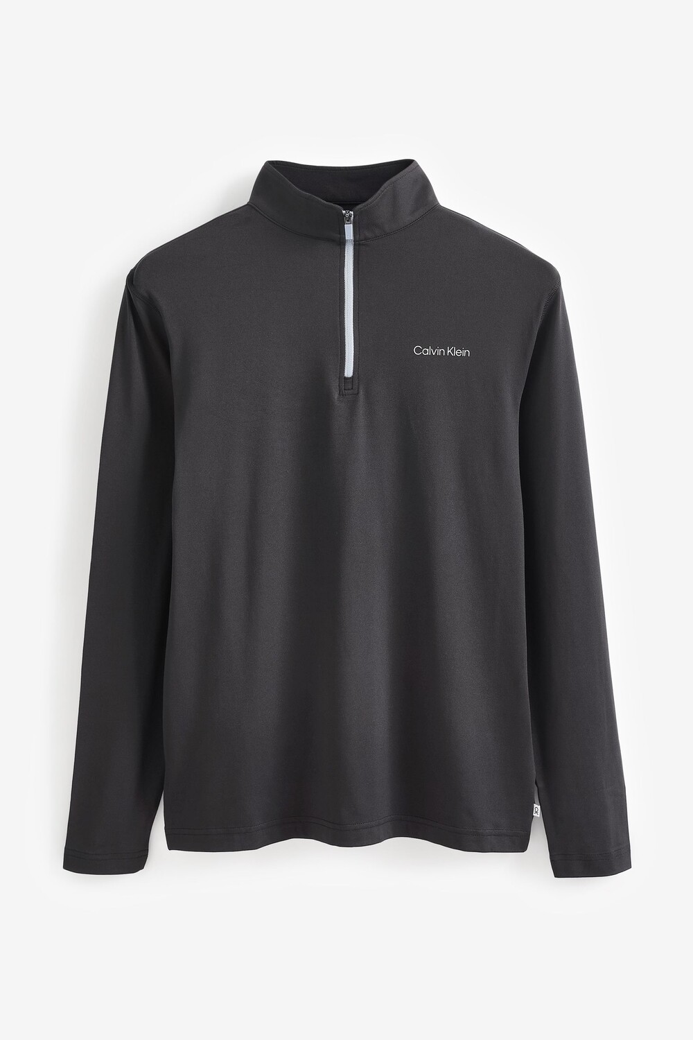 

Черный короткий свитер на молнии Newport Calvin Klein, черный