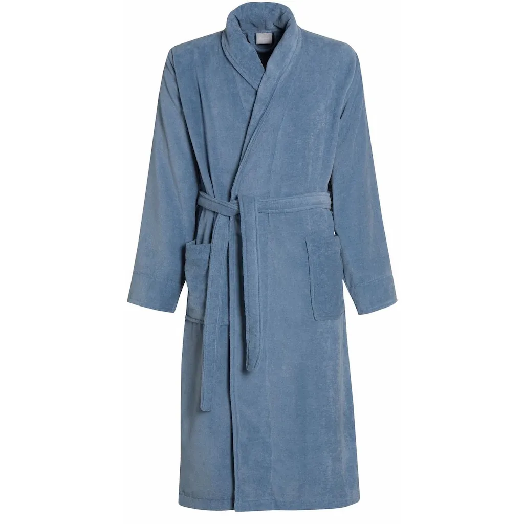 

Халат Pure Unisex 1 шт., длинный рукав, накладные карманы Seahorse, Jeansblau