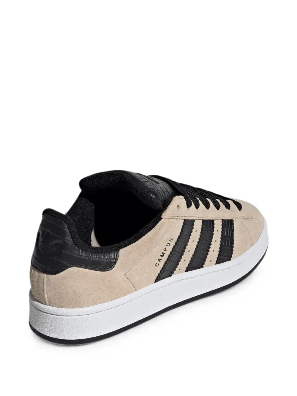 Кроссовки Campus 00-х с эффектом крокодиловой кожи Adidas, нейтральный — фото 3