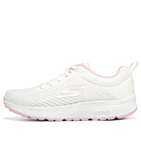 Кроссовки go run consistent 'white pink' Skechers, белый