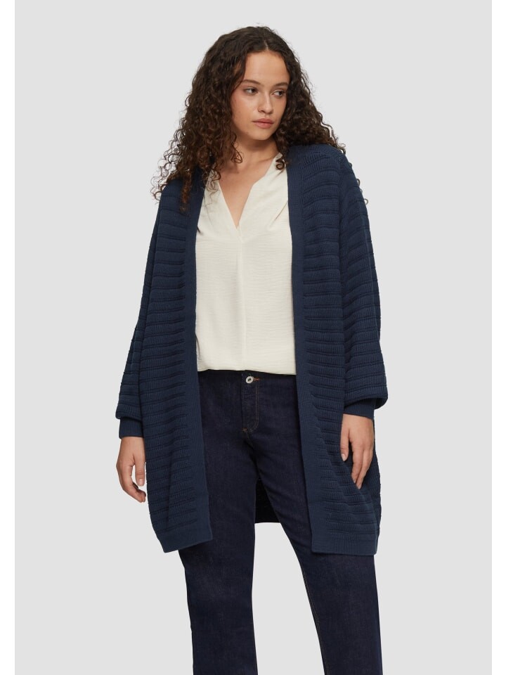 

Кардиган QS Strickjacke langarm, синий