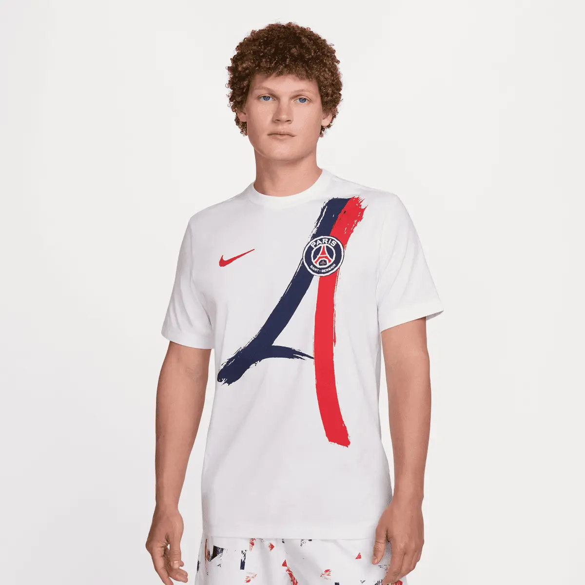 

Футболка Nike PSG Nike Away Tee, белый/синий/красный