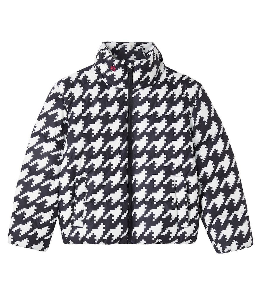 

Пуховик Nuuk в клетку houndstooth Perfect Moment Kids, B&W Houndstooth