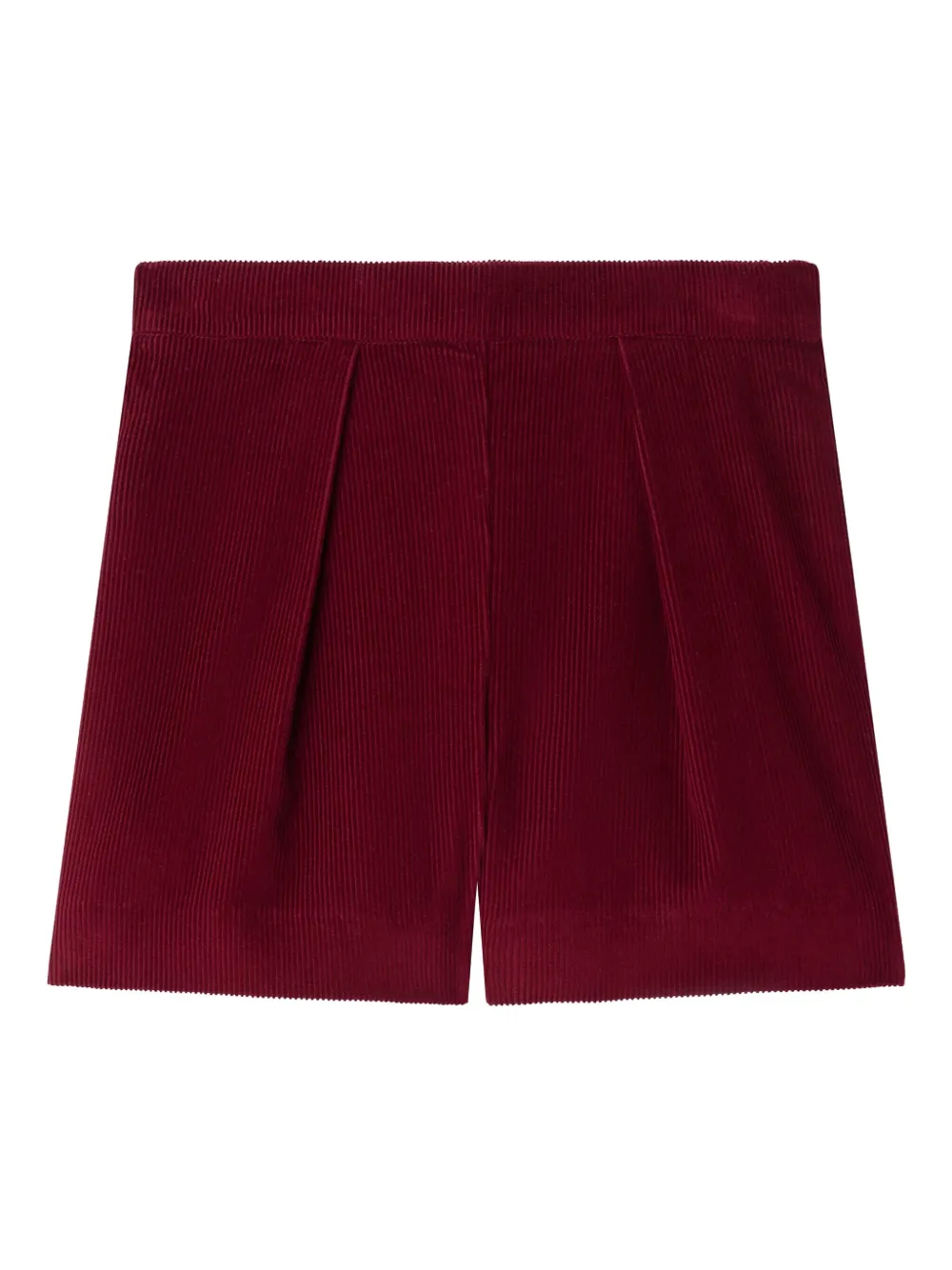 

Вельветовые шорты со складками Bonpoint, красный