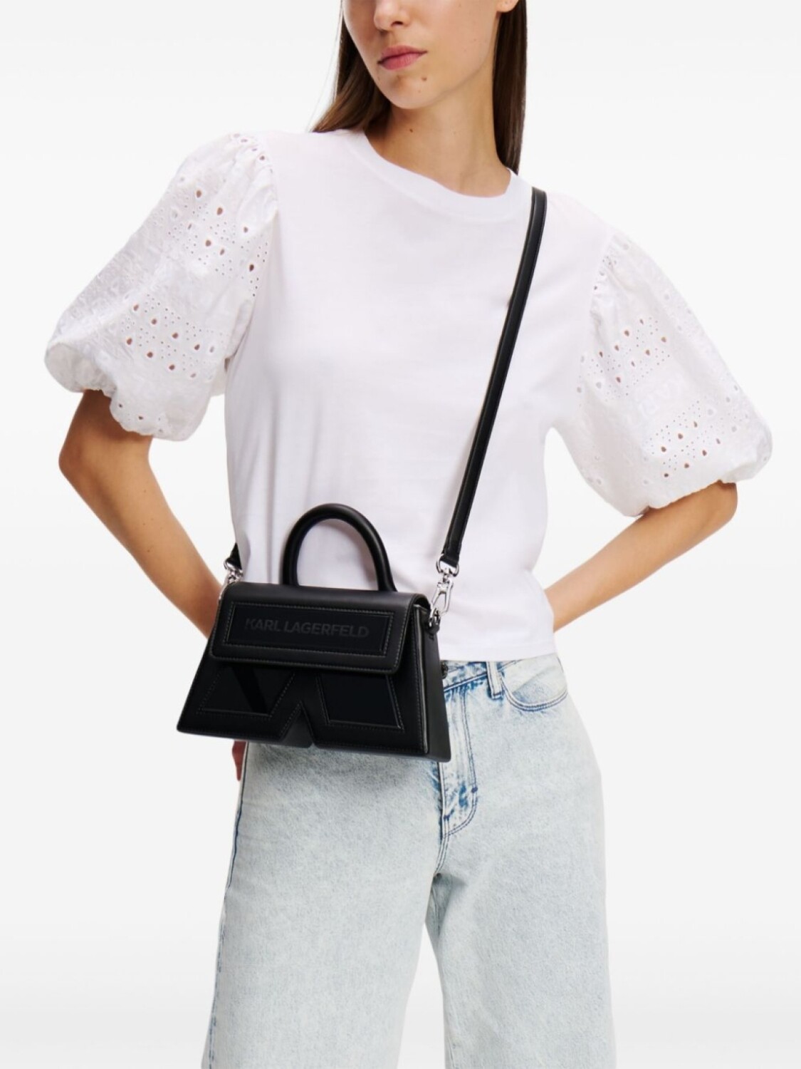 

Karl Lagerfeld сумка через плечо IKON/K из переработанной кожи, черный