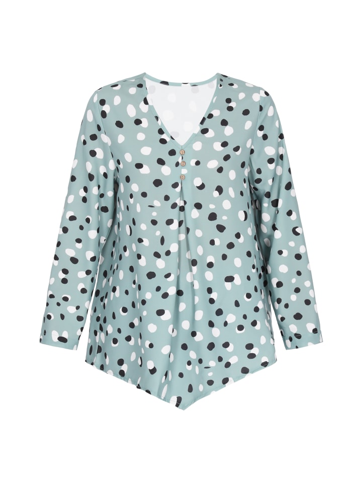 

Женская блузка разноцветного зеленого цвета usha BLUE LABEL