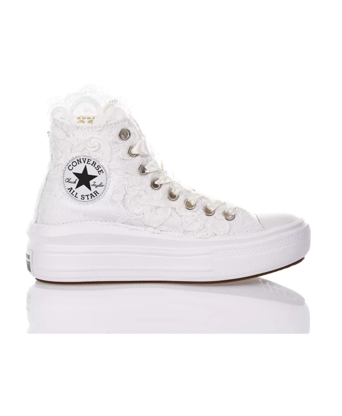 

Кроссовки ручной работы Converse, белый
