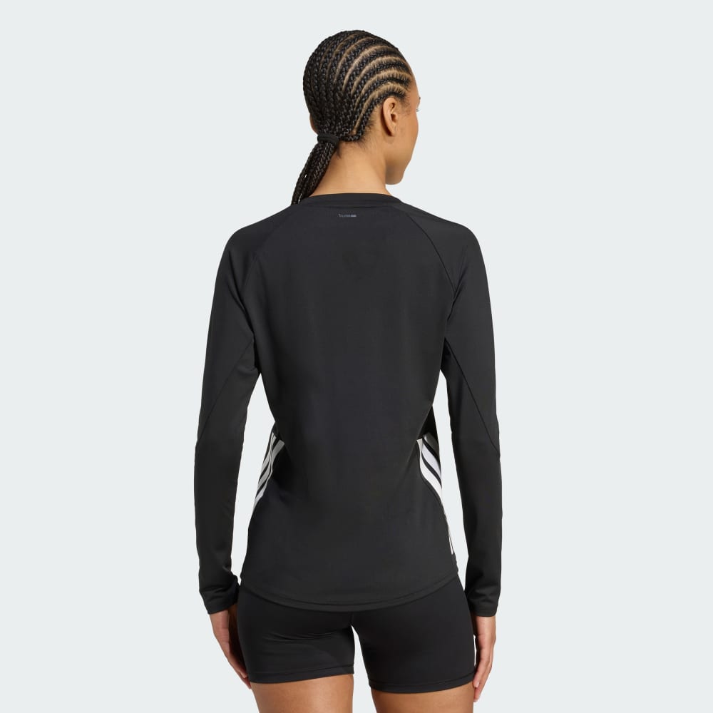 Джерси Adidas HILO Long Sleeve Volleyball Jersey, черный — фото 2