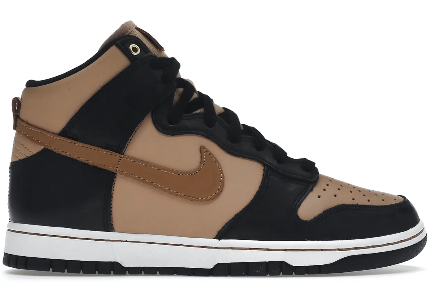 Кроссовки Nike Dunk High женские, коричневый / серый