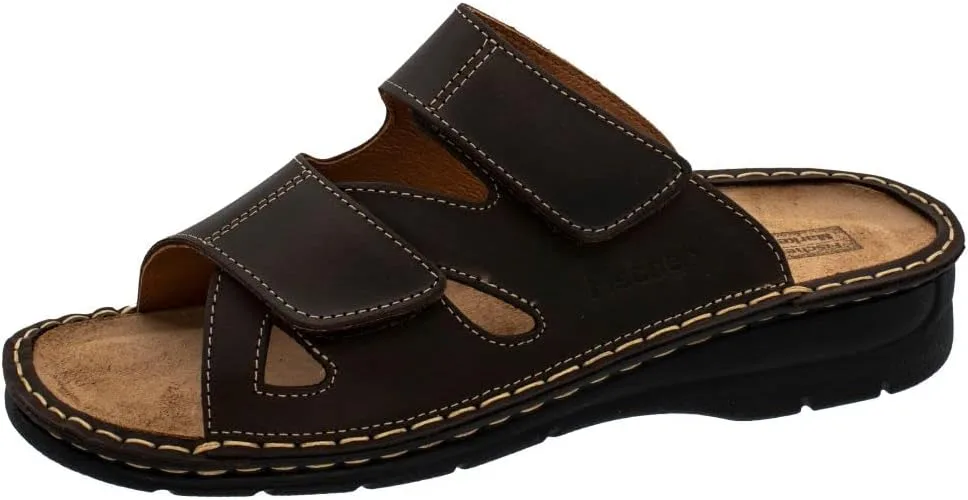 Мужские мюли марки Fischer, мюли из такой стали Fischer Markenschuh, мокко