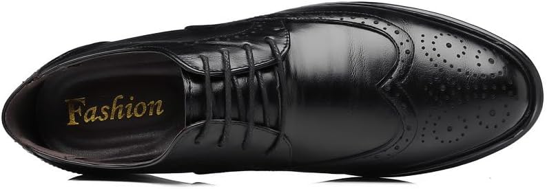 Мужские классические кожаные туфли с шнуровкой Oxfords, модные, нескользящие, для работы, дышащие, деловые и повседневные Cubicbee, белый — фото 4