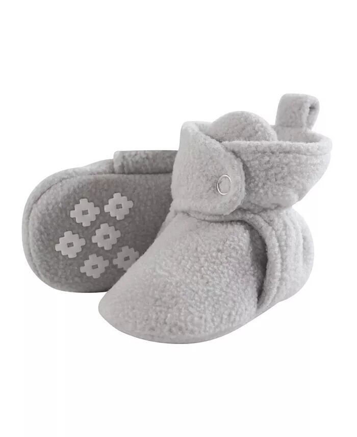 

Уютные флисовые пинетки Baby Girls Treasure Baby, светло-розовые Little Treasure, серебряный