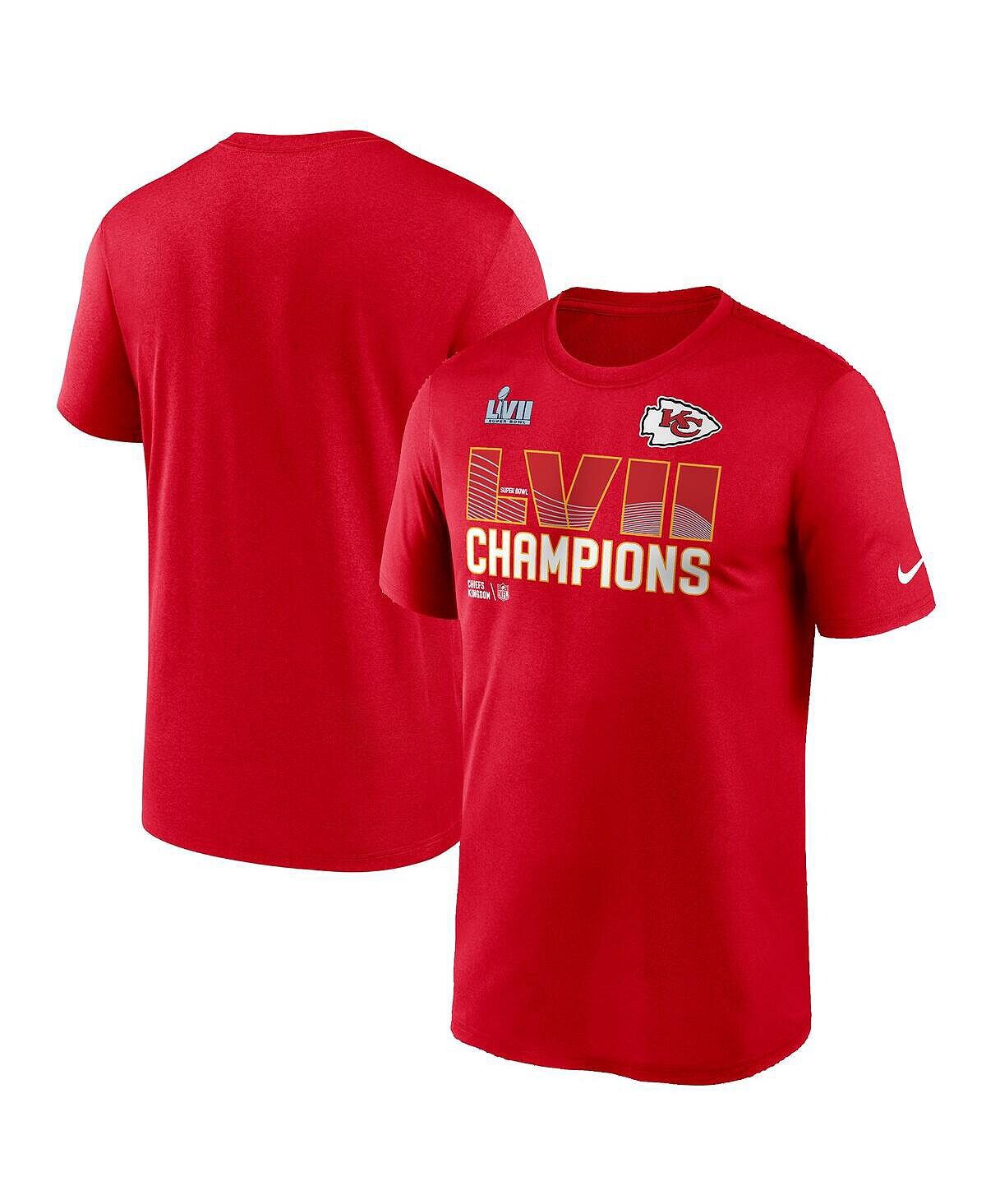 

Мужская красная футболка Kansas City Chiefs Super Bowl LVII Champions Essential Nike, Красный, Мужская красная футболка Kansas City Chiefs Super Bowl LVII Champions Essential Nike