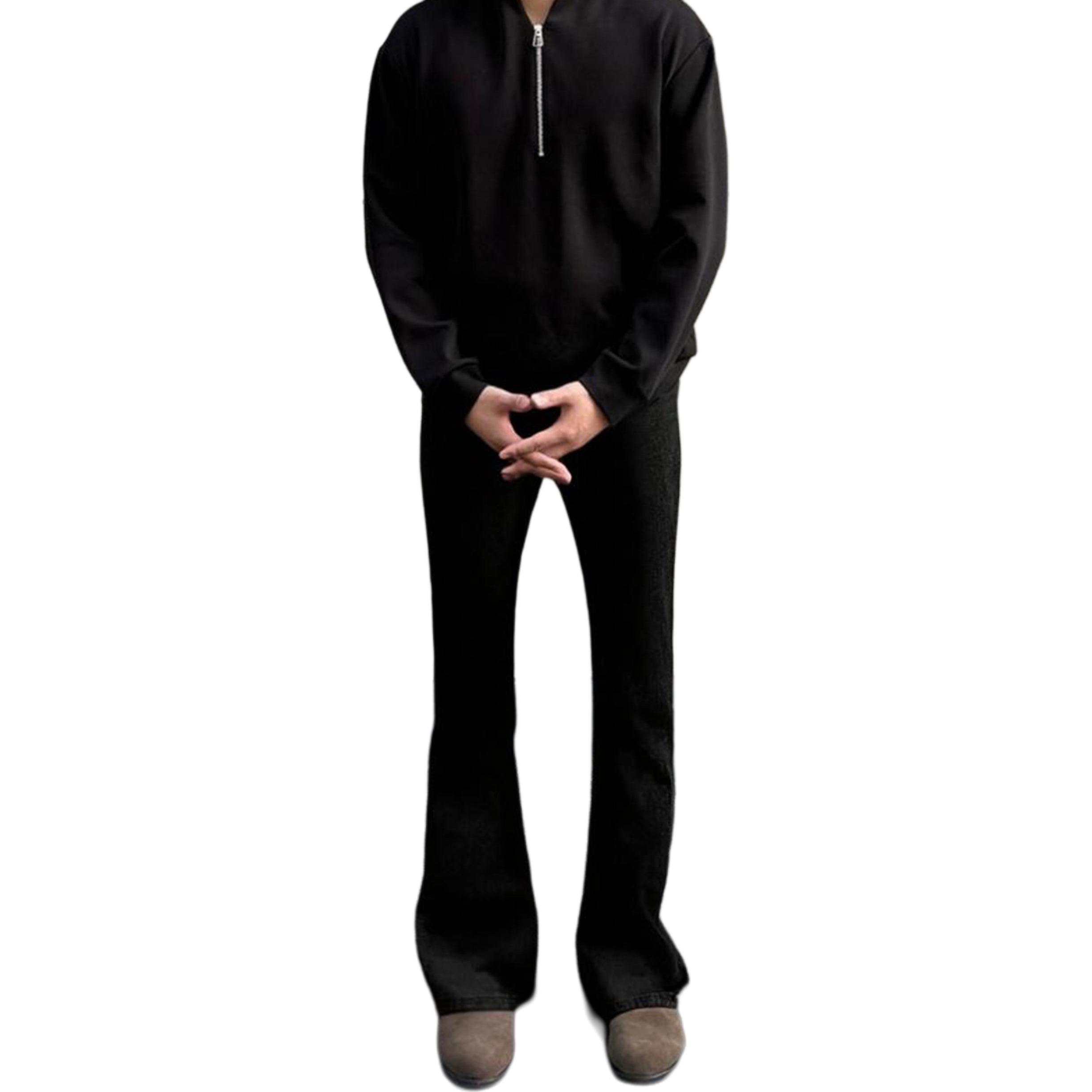 

Джинсы Unisex утепленные с флисовой подкладкой прямого кроя ZIAREL, черный [fleece-lined and thickened]