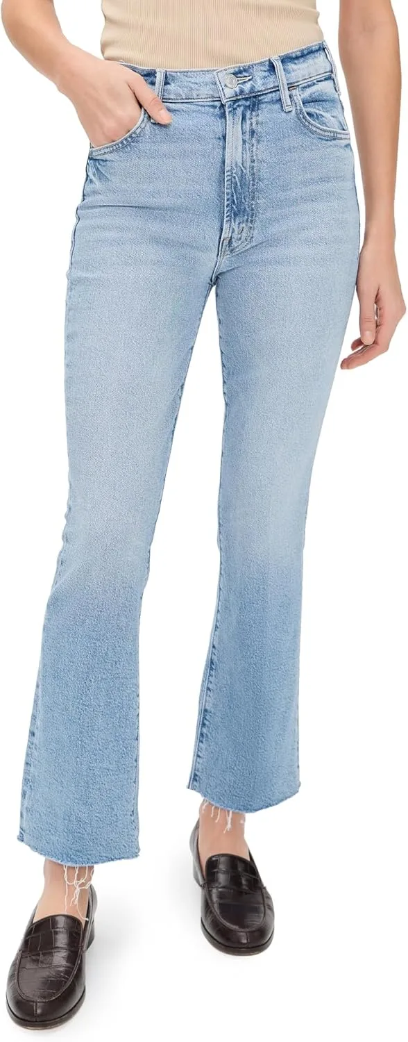 

MOTHER Женские джинсы The Hustler с потертостью на щиколотке