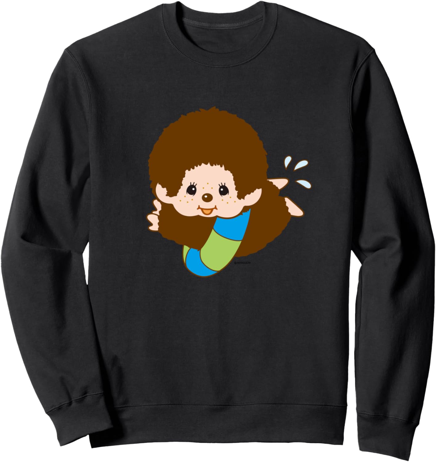 

Толстовка с графическим принтом Monchichi, черная Monchhichi, Черный, Толстовка с графическим принтом Monchichi, черная Monchhichi