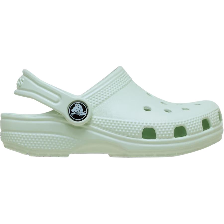 Классические низкие детские туфли-сабо для младенцев и малышей Crocs, зеленый — фото 2