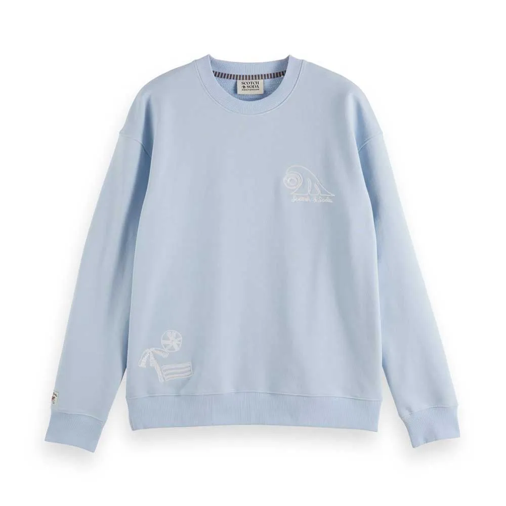 

Толстовка Scotch & Soda 180077 Relaxed Fit, синий