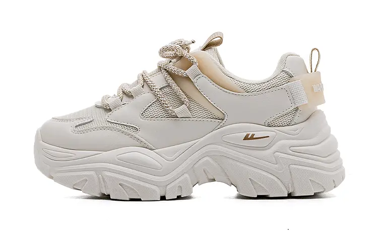 

Кроссовки WARRIOR Chunky Sneakers Women's Low-top Khaki, бежевый