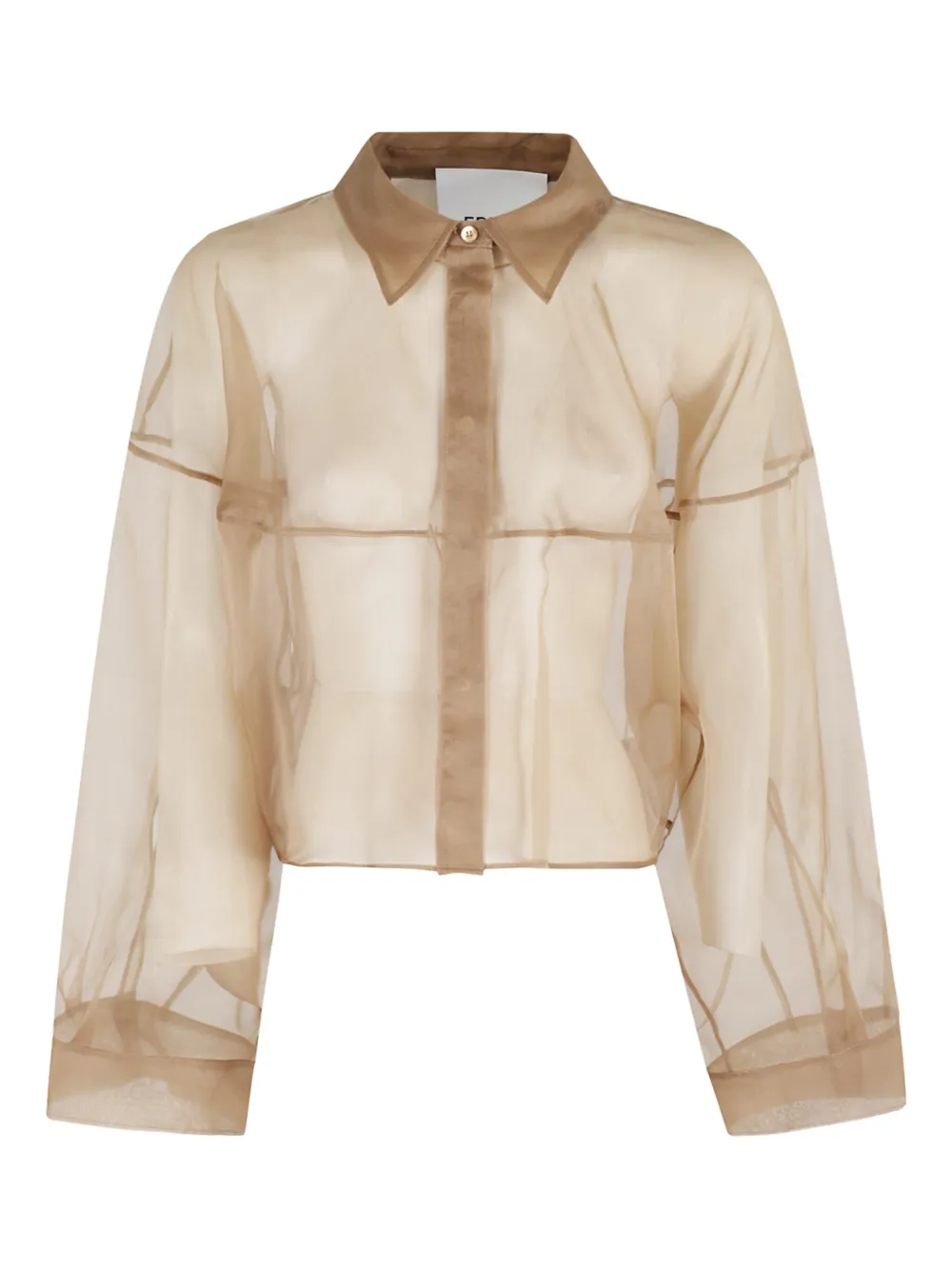 

Рубашка на пуговицах Erika Cavallini, коричневый