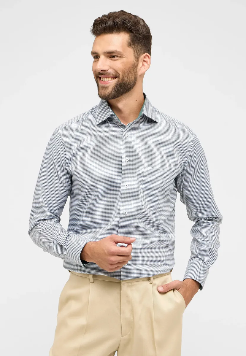 

Рубашка Eterna с длинными рукавами "MODERN FIT", зеленый
