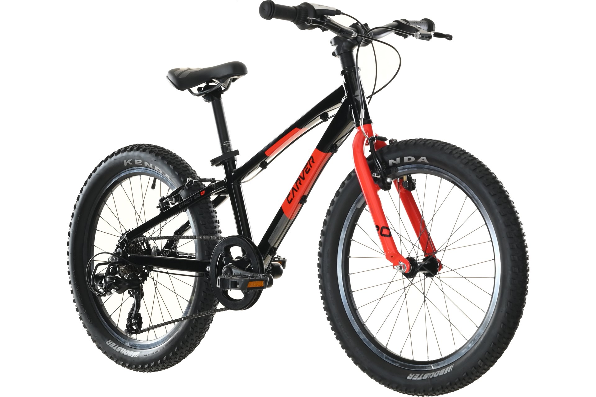 Горный велосипед Carver Strict 20 SL - 20 дюймов - Diamant - 2024, цвет Schwarz|black/red/anthracite — фото 2