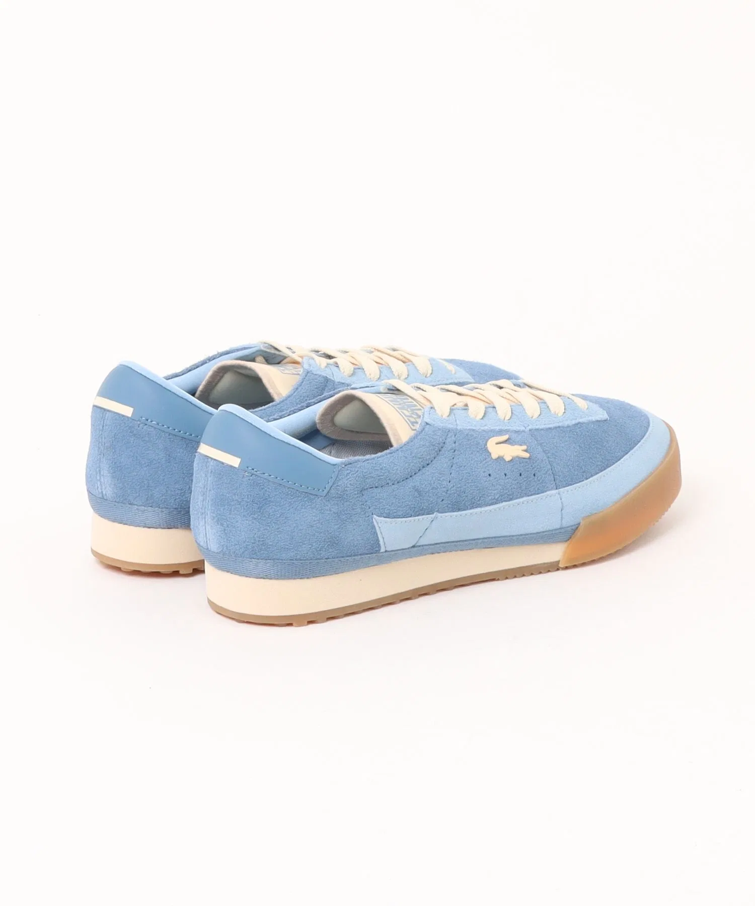 Мужские кожаные кроссовки LACOSTE AURA 225 5 SMA синие — фото 2