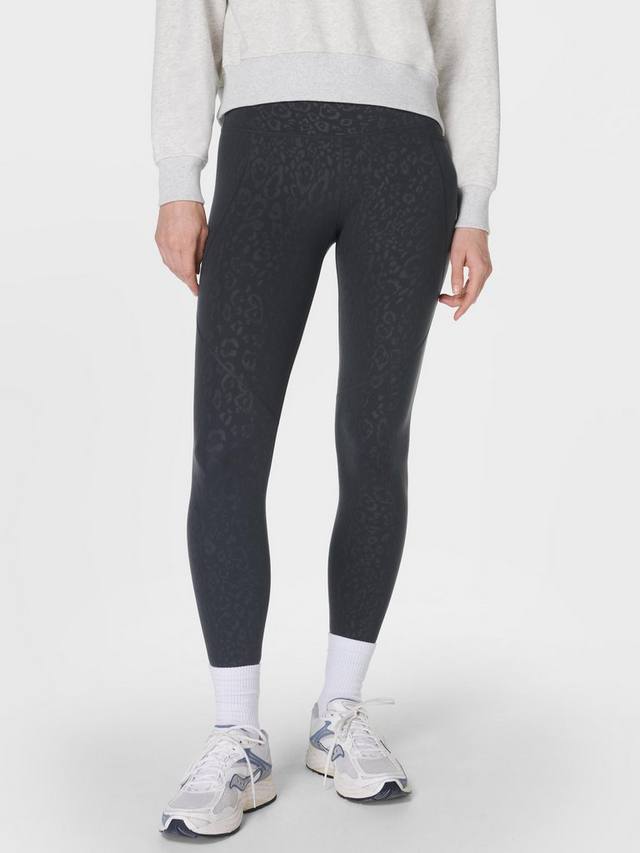 

Тренировочные леггинсы с силовым тиснением Sweaty Betty, серый