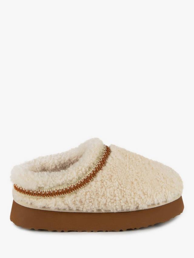 Тапочки из овчины майли мул Just Sheepskin, кремовый