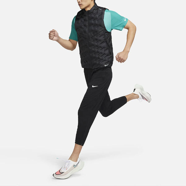 Жилет therma fit adv repel легкий водонепроницаемый беговой спортивный жилет Nike, черный — фото 2