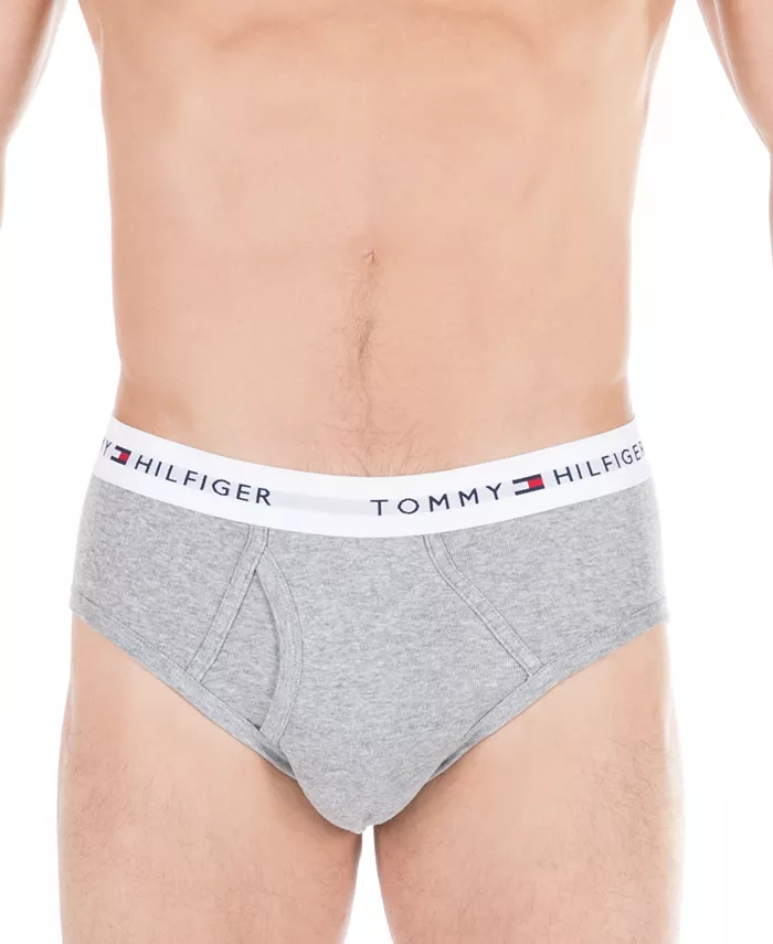 Мужские классические хлопковые трусы с влагоотводящим эффектом, 4 шт Tommy Hilfiger, мультиколор — фото 2