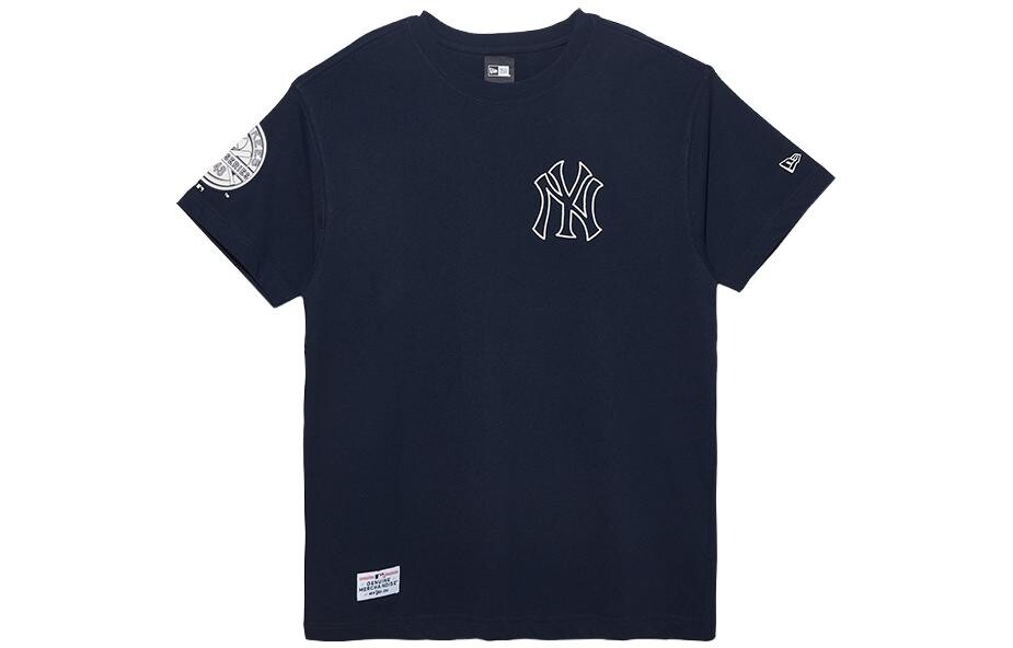 

Футболка унисекс синяя New Era, синий
