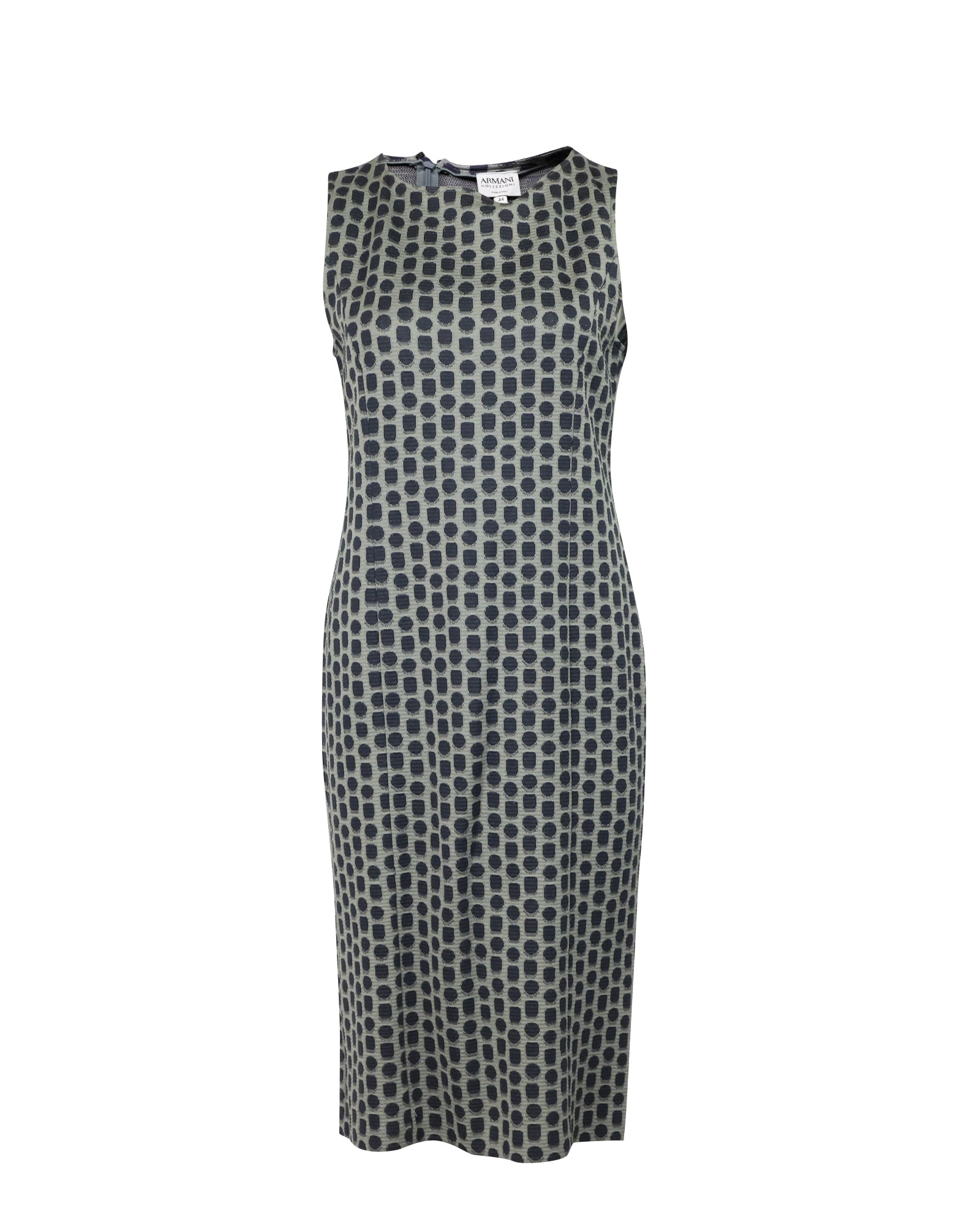 

Платье Giorgio Armani в горошек из серого хлопка