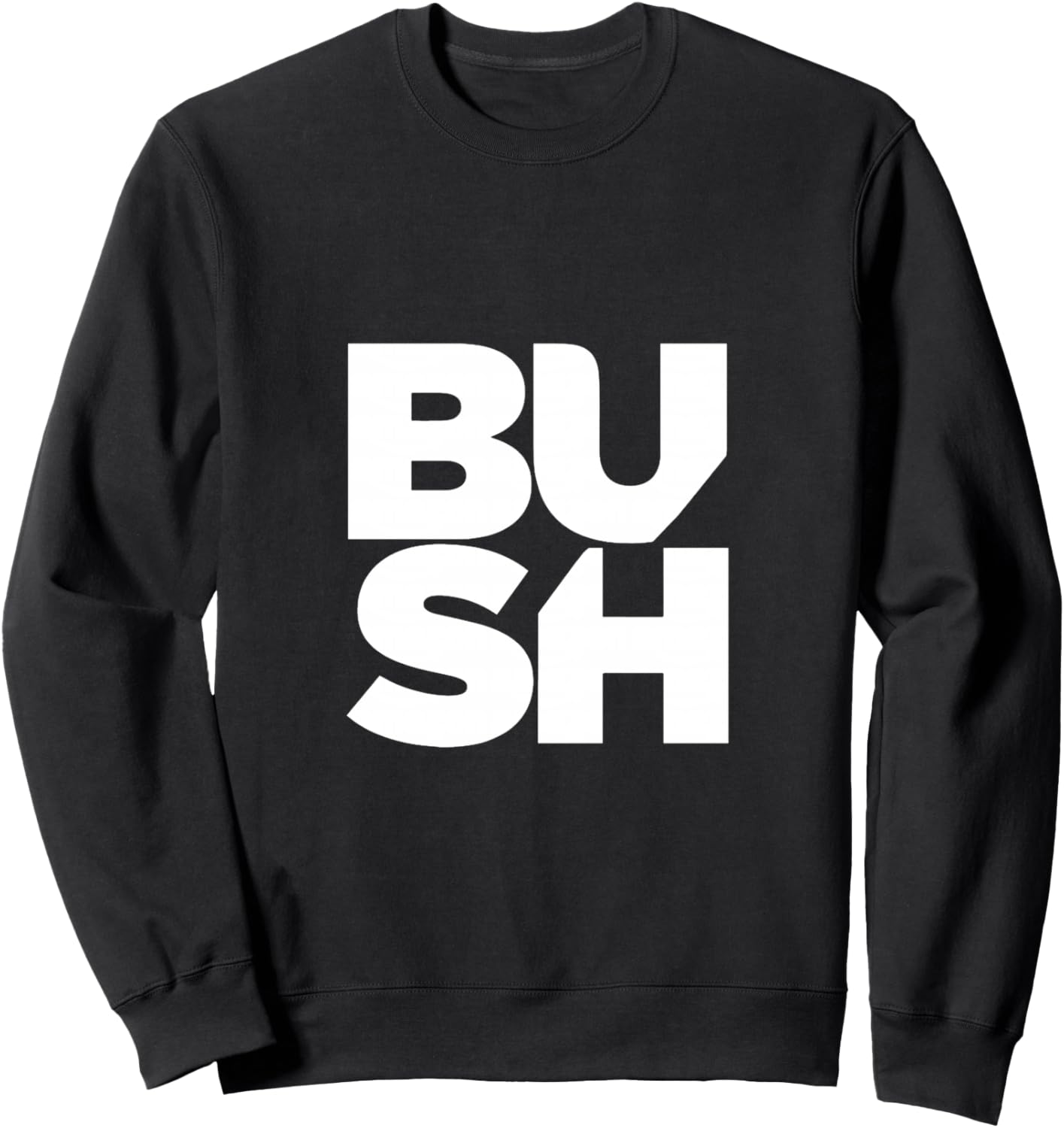 

Толстовка Bush White Stacked Logo Bush Official, черный
