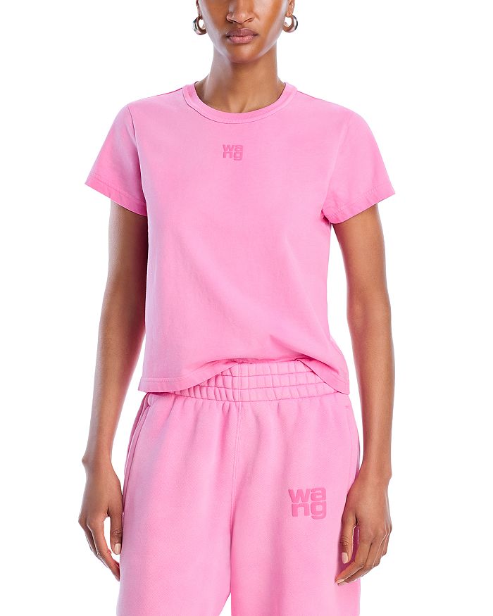 

Футболка Essential с уменьшенным логотипом alexanderwang.t, мультиколор