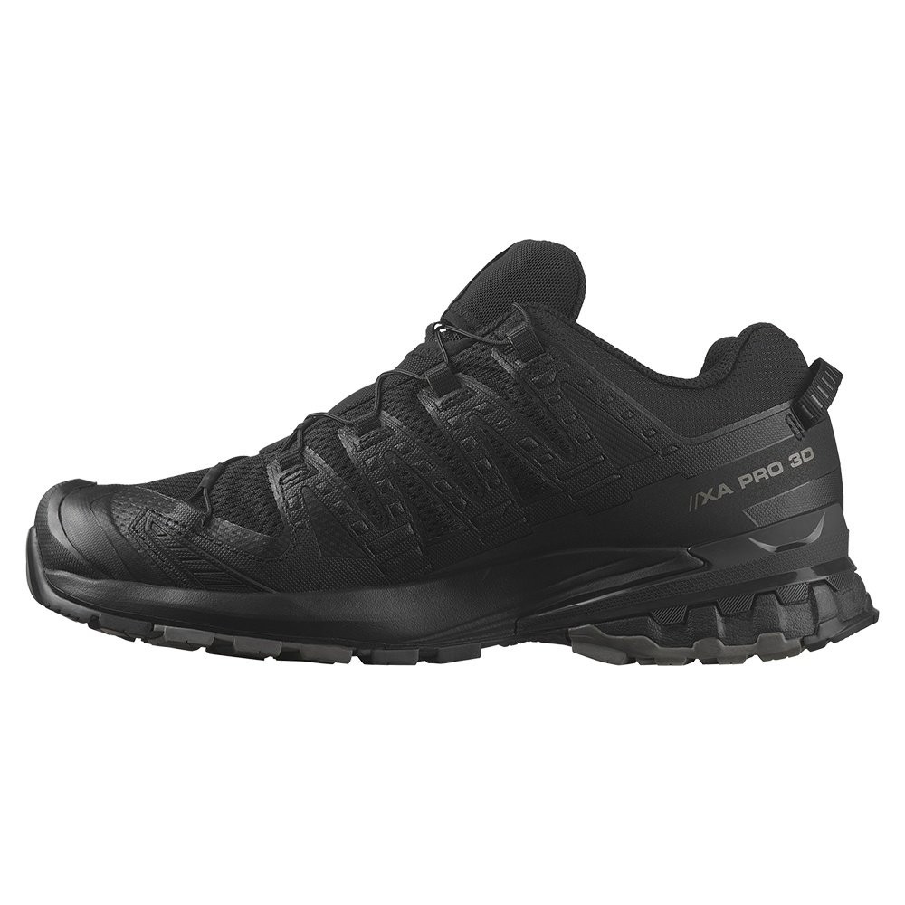 Кроссовки для трейлраннинга Salomon XA Pro 3D V9 (мужские) - лето 2024 года, Black/Phantom — фото 4